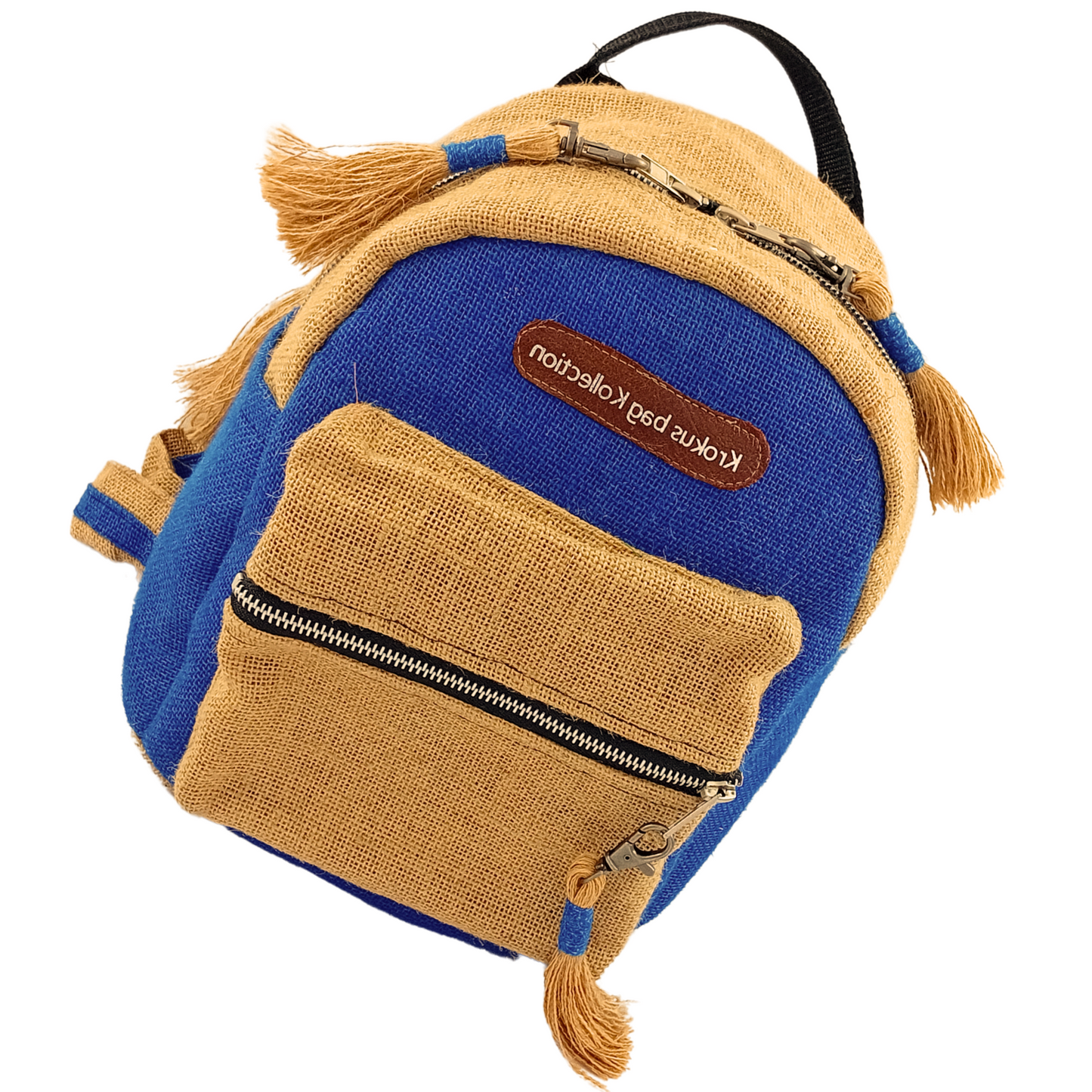 Two-Tone Mini-Backpack, Royal Blue