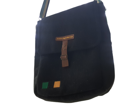 Black-Gold-Green Inspired Messenger Bag