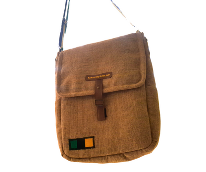 Black-Gold-Green Inspired Messenger Bag