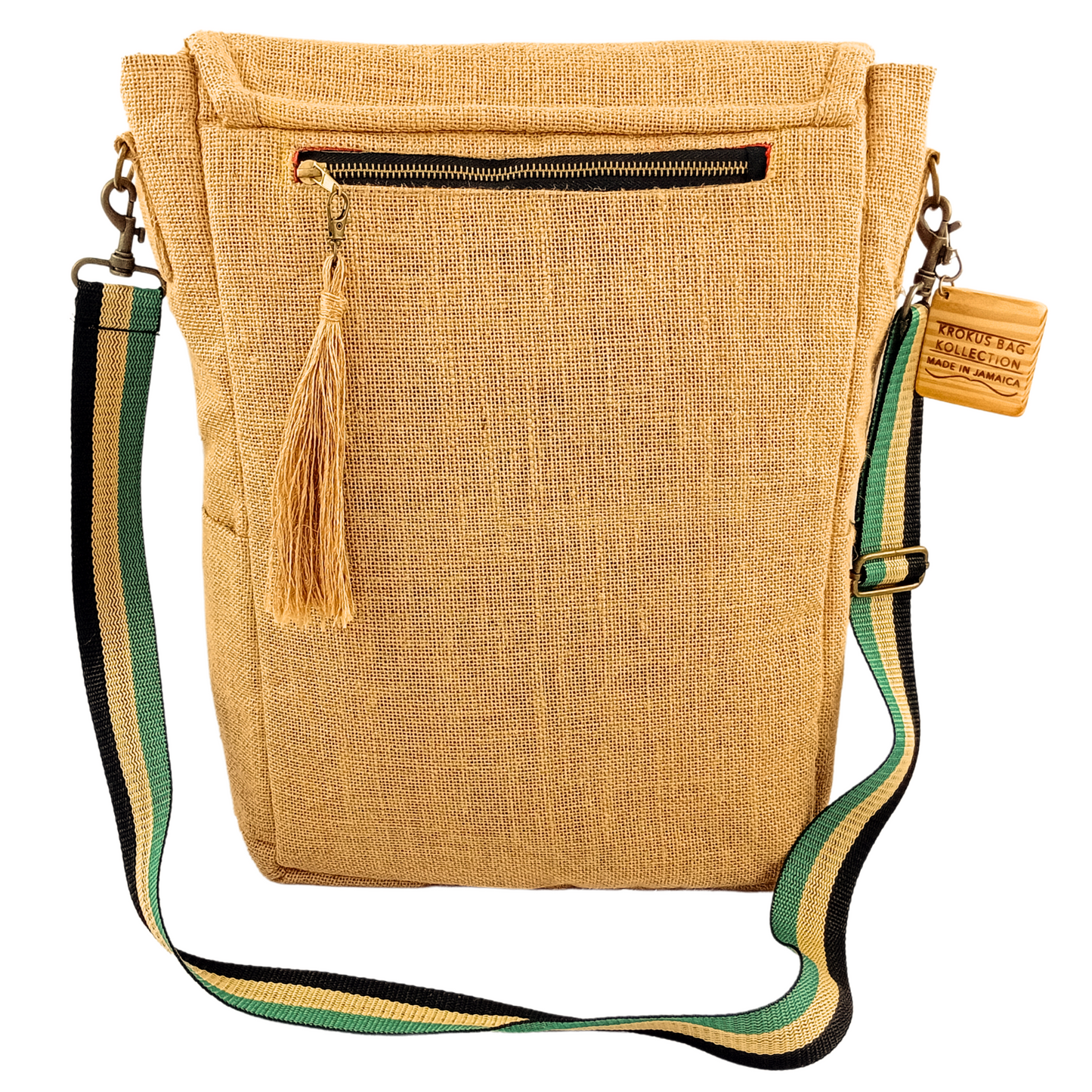 Black-Gold-Green Inspired Messenger Bag