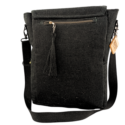 Rasta Vibes Messenger Bag, Black